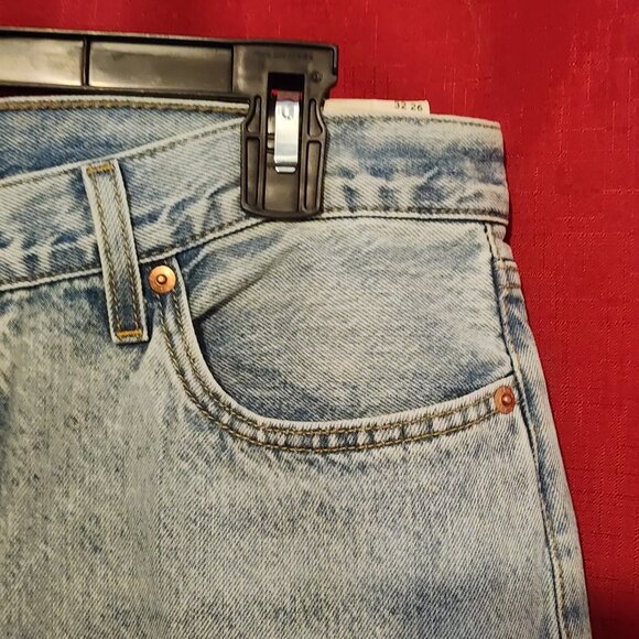 Levi Strauss Premium Women's Jeans Wedgie Straight High Rise Blue Size 32x26 - Picture 4 of 16
